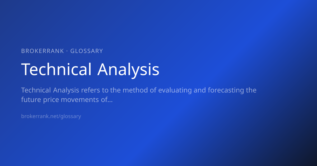 Technical Analysis — Definition & Meaning | BrokerRank Glossary ...