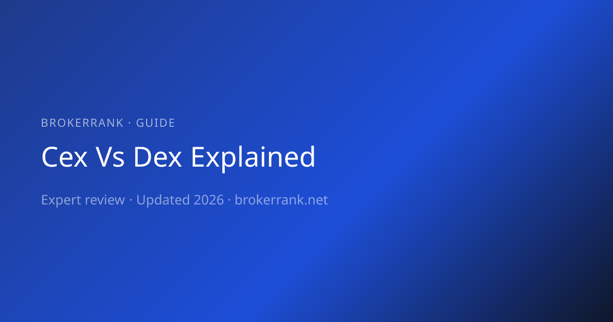 Centralised vs Decentralised Exchange (CEX vs DEX): Which is Better ...