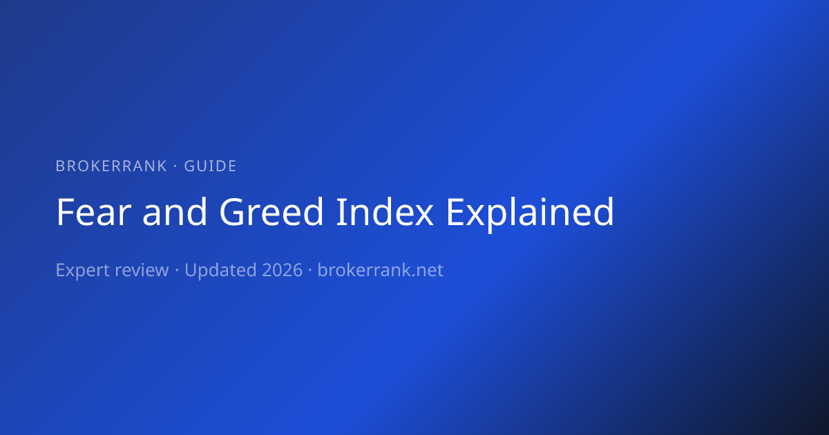 Fear and Greed Index Explained: How to Use It in Trading (2026 ...