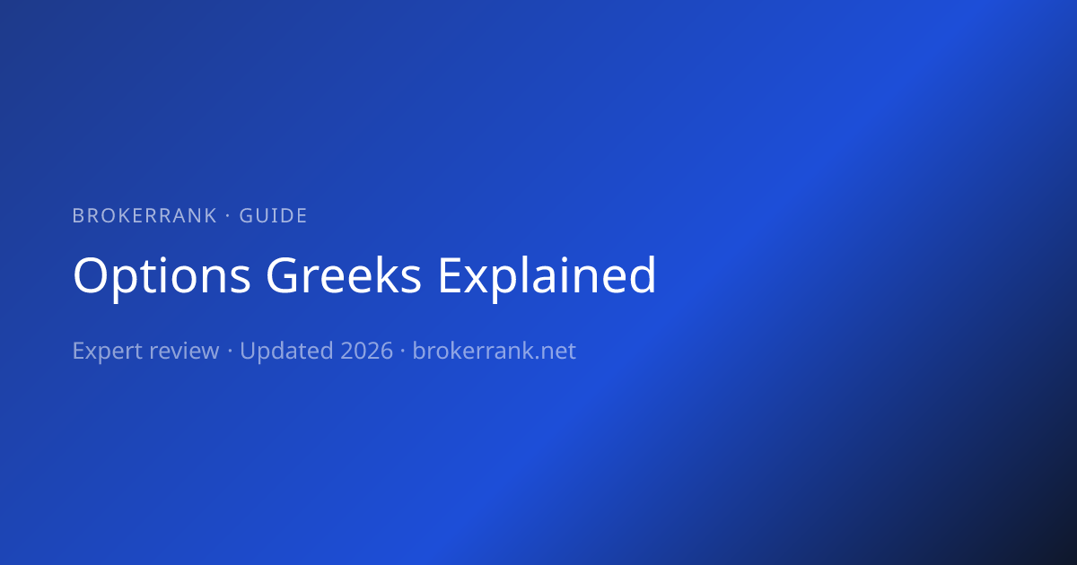 Options Greeks Explained: Delta, Gamma, Theta, Vega and Rho (2026 ...